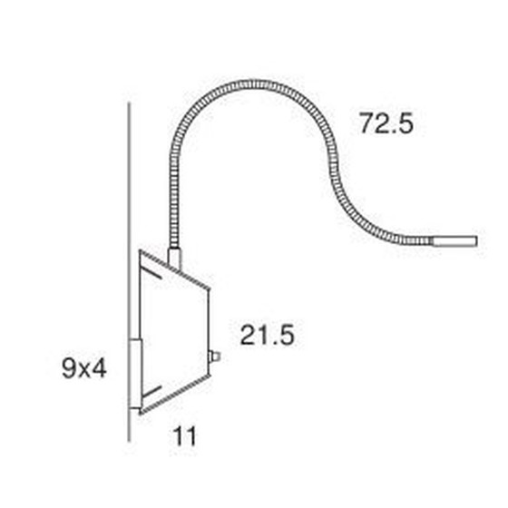 Image 1 of 2X Lumina Zed Wandlamp Tommaso Cimini