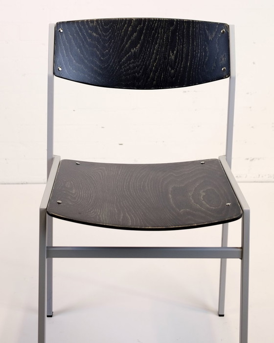 Image 1 of 4x Gijs Van Der Sluis Eetkamerstoelen