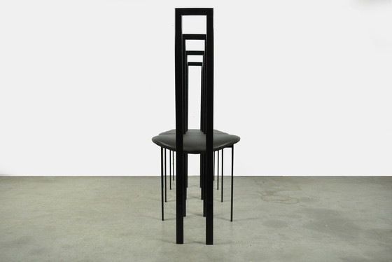 Image 1 of 4x Cattelan eetkamerstoelen door Maurizio Cattelan