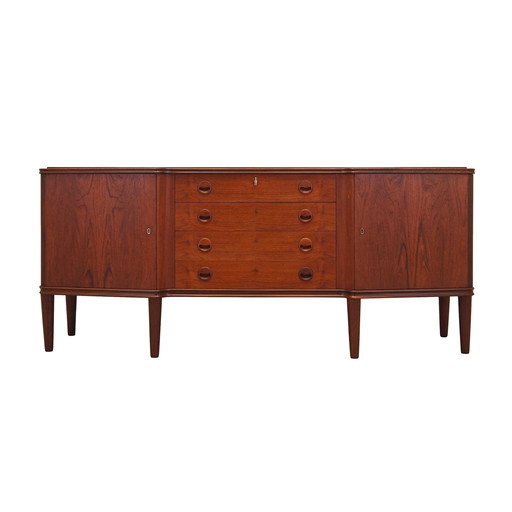 Teakhouten dressoir, Deens ontwerp, 1960S, Productie: Denemarken