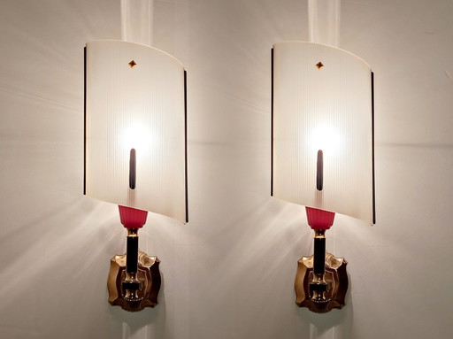 2x ARA Paris wandlamp