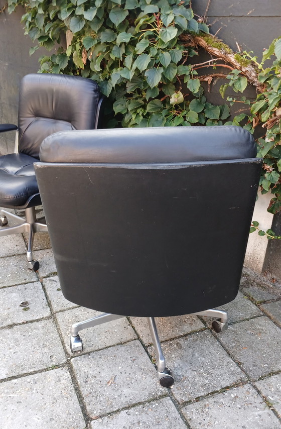 Image 1 of 2x Vintage Italiaanse Vaghi Stoelen Jaren 60