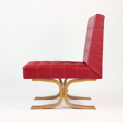 Midcentury Loungestoel Bratislava van Ludvik Volak voor Drevopodnik Holesov, 1960