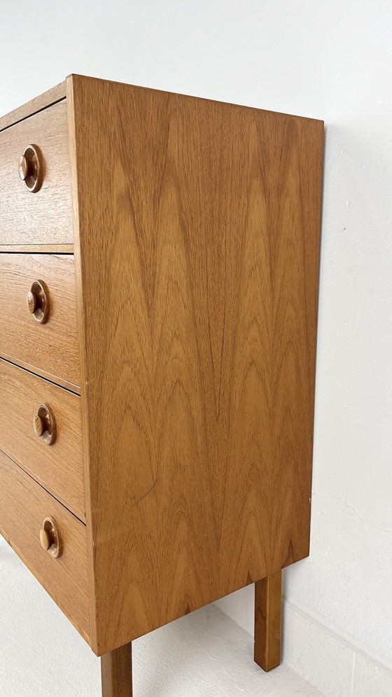 Image 1 of Teak Fineren Vintage Ladekast Mards