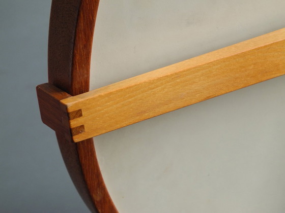 Image 1 of 60S Originele Teakhouten Tafel Spiegel Badmeubel Spiegel van Luxe Vittsjö Zweden | Design Uno & Östen Kristiansson