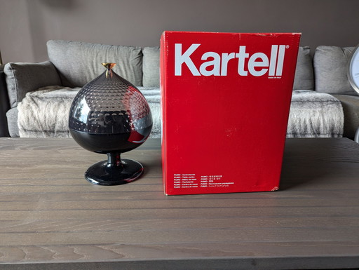 Kartell PUMO Opberger fumé/zwart