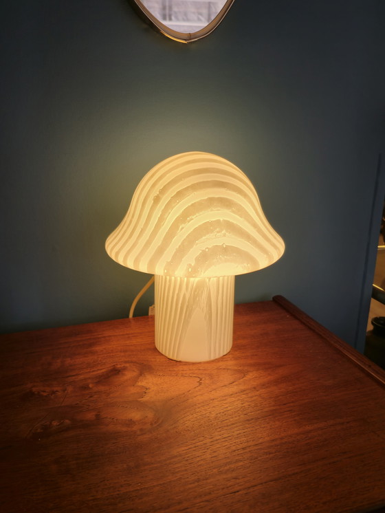 Image 1 of Vintage Mushroom Peill & Putzler Tafellamp Tafel Lamp 