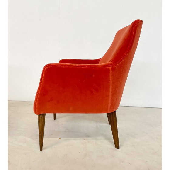 Image 1 of Paar Italiaanse vintage fauteuils, jaren 1950