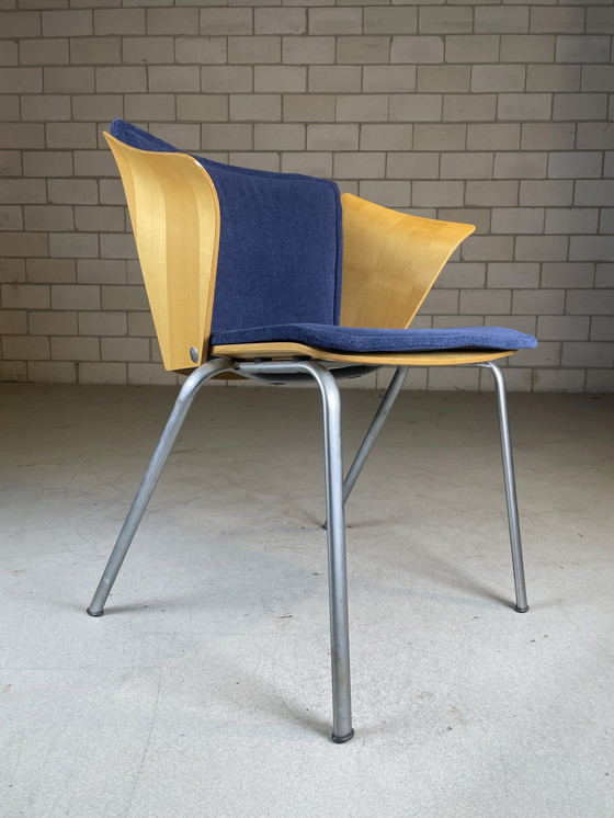 Image 1 of 6X Fritz Hansen Vm3 Stoel By Vico Magistretti