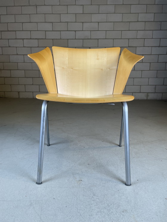 Image 1 of 6X Fritz Hansen Vm3 Stoel By Vico Magistretti