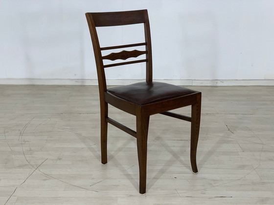 Image 1 of Biedermeier stoelen eetkamerstoel vintage