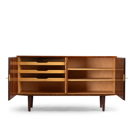 Image 1 of Deens design klein palissander dressoir van Carlo Jensen voor Hundevad & Co, 1960S