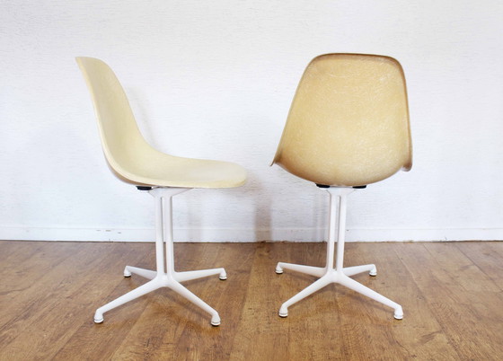 Image 1 of Paar Eames La Fonda stoelen 1970