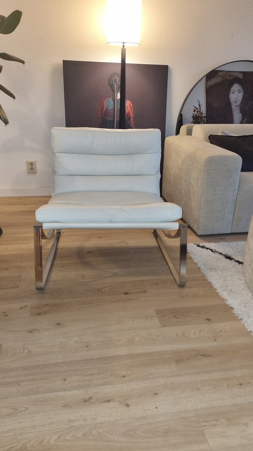 Natuzzi Cammeo 2715 Fauteuil Wit Leder