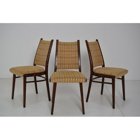Image 1 of set van 3 stoelen Mid Century van Ton 1960