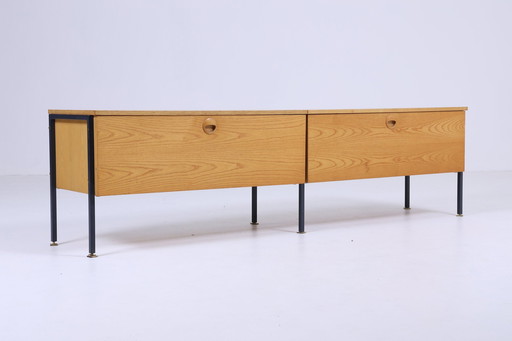 Hellerau 430 Lowboard 60s Mid Century Dressoir Vintage Dressoirkast Licht Essen Joachim Nebelung Design Retro 70s