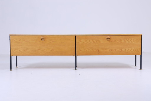 Hellerau 430 Lowboard 60s Mid Century Dressoir Vintage Dressoirkast Licht Essen Joachim Nebelung Design Retro 70s