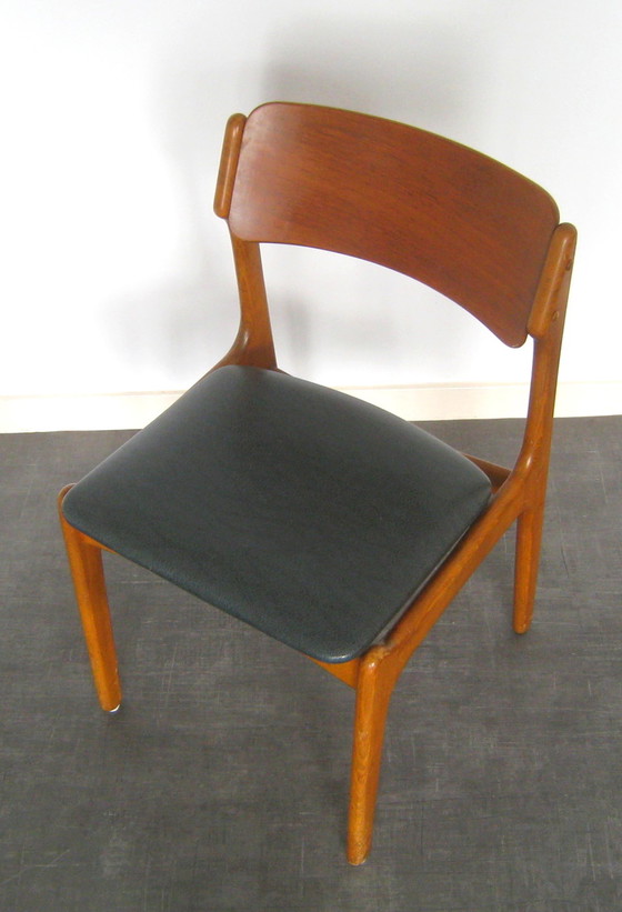 Image 1 of 2 x buiten Meubels Erik Buch teak model 49 stoelen