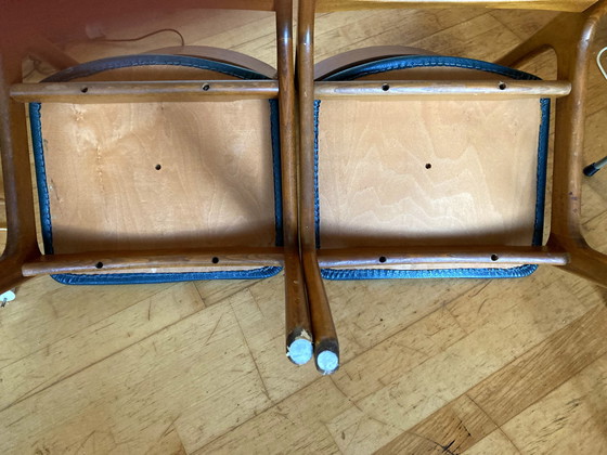 Image 1 of 2 x buiten Meubels Erik Buch teak model 49 stoelen