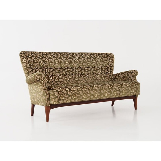 Image 1 of Scandinavische vintage sofa in jacquard stof van Fritz Hansen, 1970