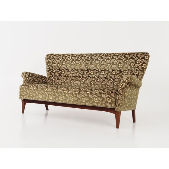 Image 1 of Scandinavische vintage sofa in jacquard stof van Fritz Hansen, 1970