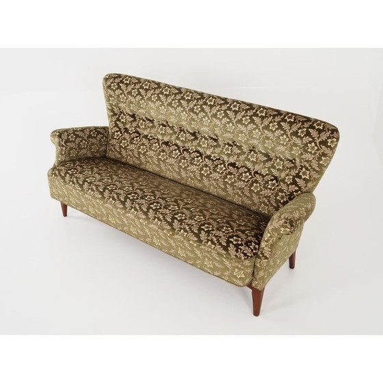 Image 1 of Scandinavische vintage sofa in jacquard stof van Fritz Hansen, 1970