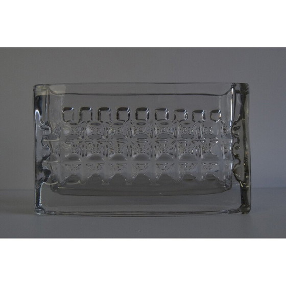 Image 1 of Vintage glazen vaas van Rudolf Jurnikl voor Rudolfova Hut, Tsjecho-Slowakije 1960