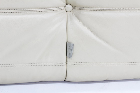 Image 1 of Vintage Togo Ligne Roset Sofa Set Beige Leather