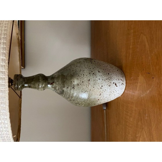Image 1 of Vintage keramieken lamp uit de Fontgombault Abdij, 1970