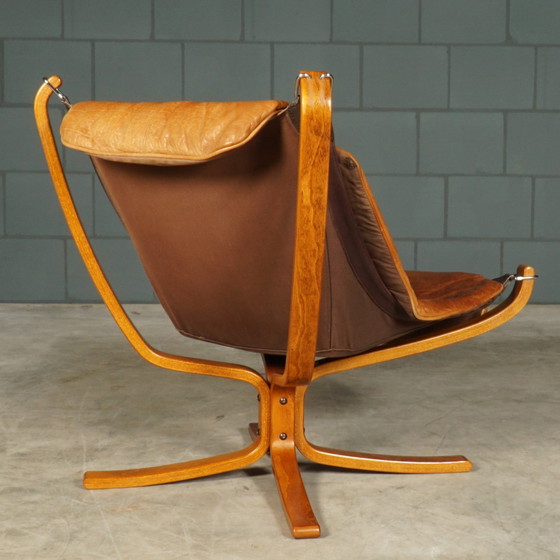 Image 1 of Vintage Falcon Fauteuil – Sigurd Resell – Vatne Møbler – Jaren 70