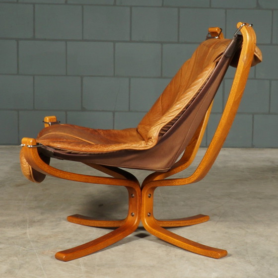 Image 1 of Vintage Falcon Fauteuil – Sigurd Resell – Vatne Møbler – Jaren 70