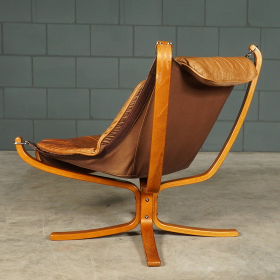 Image 1 of Vintage Falcon Fauteuil – Sigurd Resell – Vatne Møbler – Jaren 70