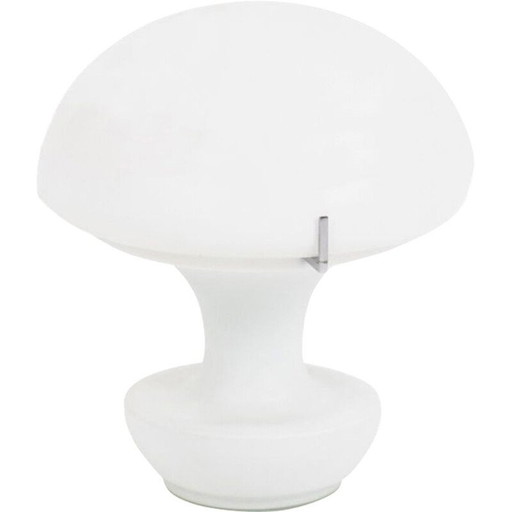 Vintage "Mushroom" lamp in opaline glas, 1970