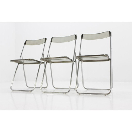 Set van 3 vintage klapstoelen, Zweden 1970