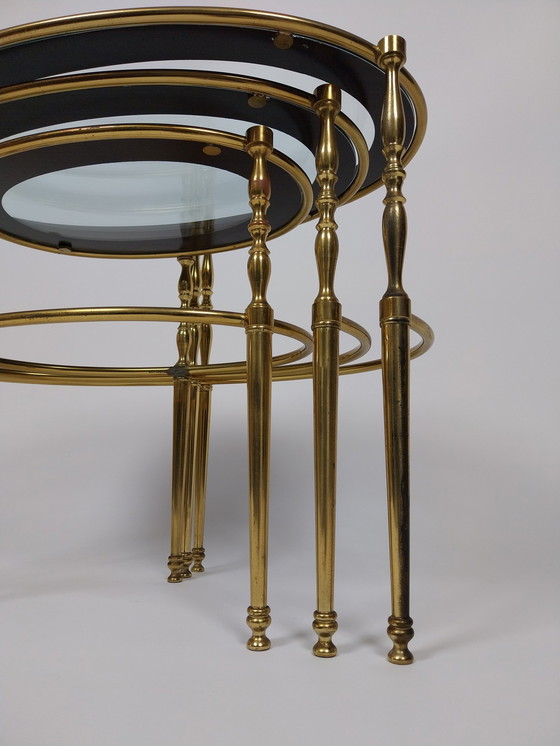 Image 1 of Vintage Hollywood Regency Nesting Tables