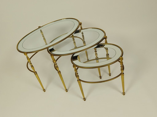 Vintage Hollywood Regency Nesting Tables