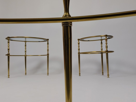 Image 1 of Vintage Hollywood Regency Nesting Tables