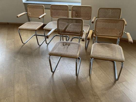 Image 1 of 6x Thonet S32 stoel