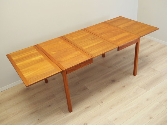 Image 1 of Teakhouten tafel, Deens ontwerp, 1970S, Productie: Vejle Stole & Møbelfabrik