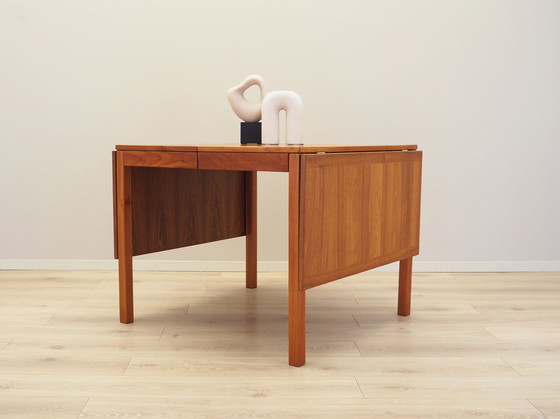 Image 1 of Teakhouten tafel, Deens ontwerp, 1970S, Productie: Vejle Stole & Møbelfabrik