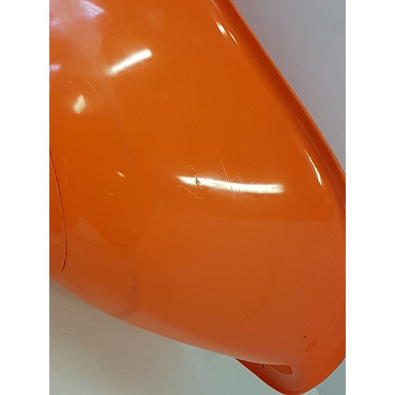 Image 1 of Vintage oranje plastic wieg
