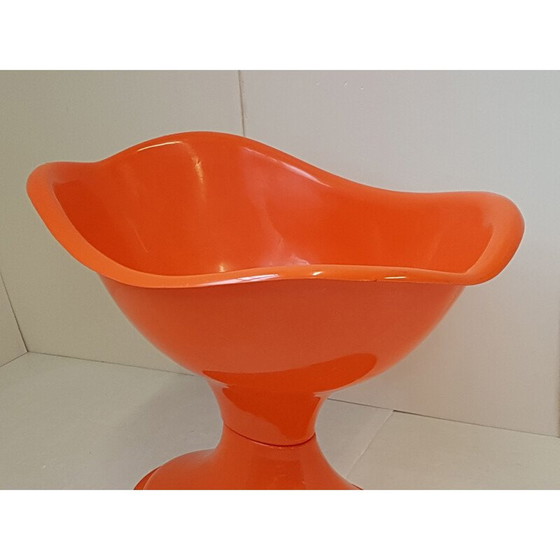Image 1 of Vintage oranje plastic wieg
