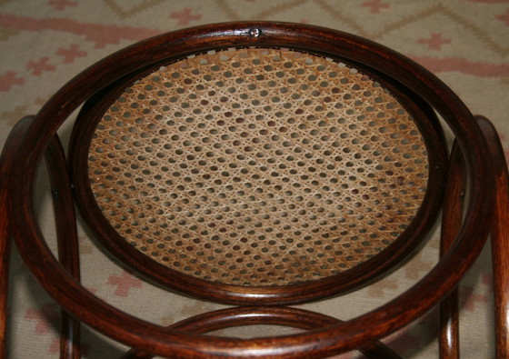 Image 1 of Mid Century Modern Thonet Ottoman Of Bijzettafel