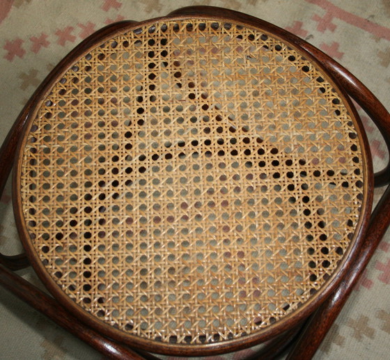 Image 1 of Mid Century Modern Thonet Ottoman Of Bijzettafel