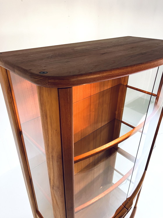 Image 1 of Deense Vitrinekast Teak & Glas