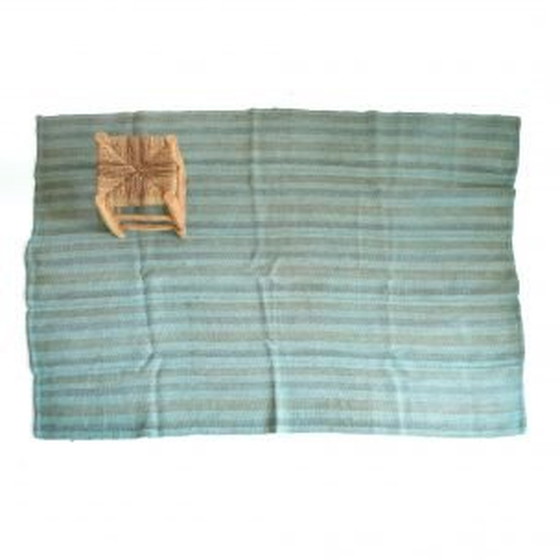 Image 1 of Blauw vintage vloerkleed uit Turkije