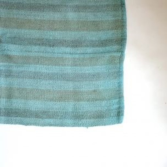 Image 1 of Blauw vintage vloerkleed uit Turkije