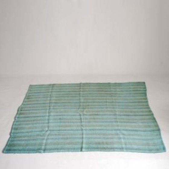 Image 1 of Blauw vintage vloerkleed uit Turkije