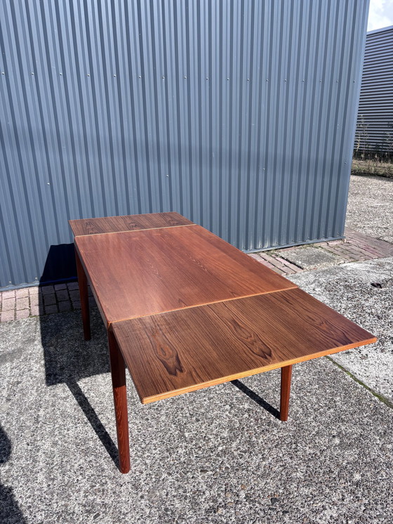 Image 1 of Vintage Teak Eettafel Uitschuifbaar 