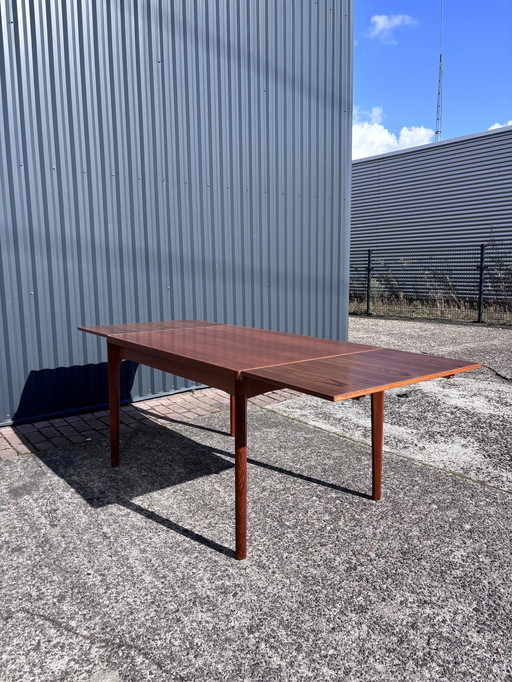 Vintage Teak Eettafel Uitschuifbaar 